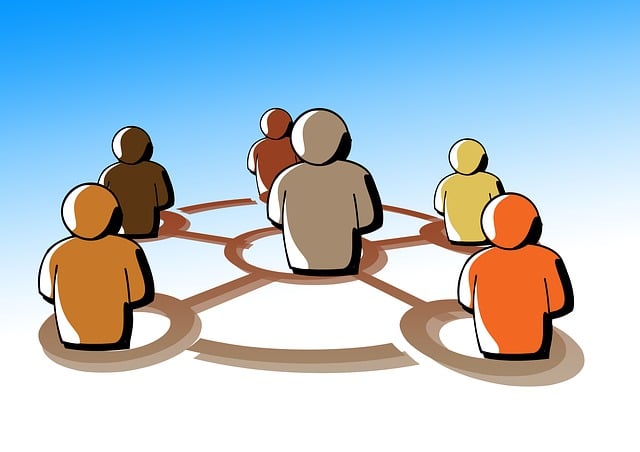 Free social media people social networks illustration
