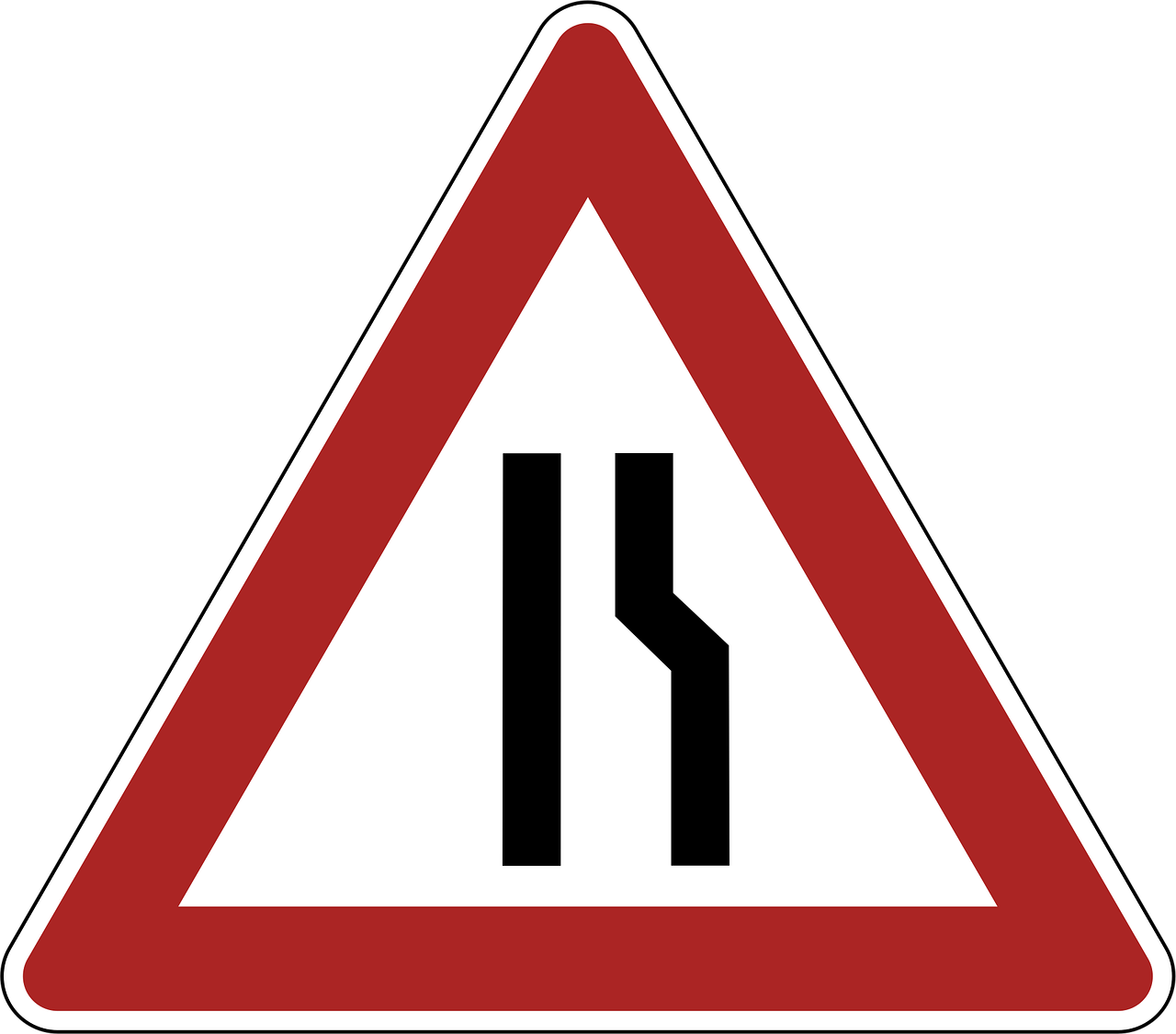Download free HD stock image of Constricted Road Free constricted road right vector