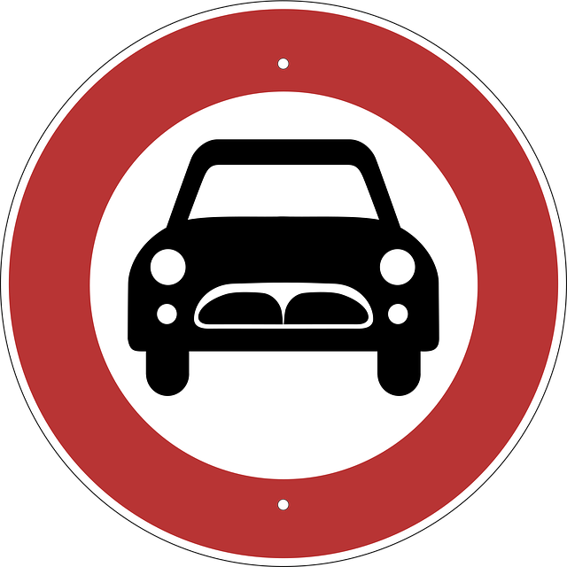 Free restriction prohibition road sign illustration