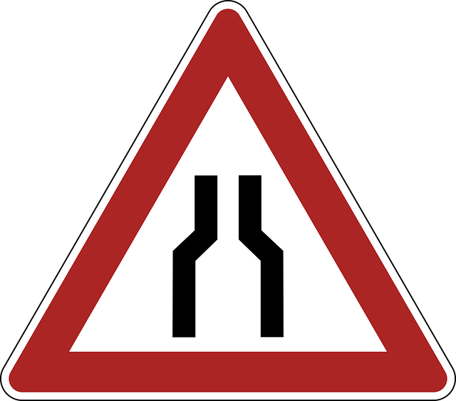 Download free HD stock image of Bottleneck Danger Free bottleneck danger warning vector