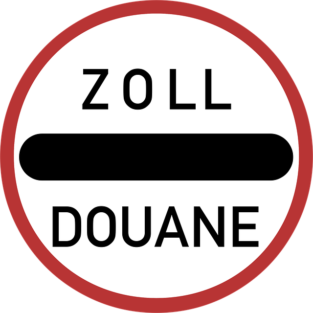 Free customs road sign stop vector
