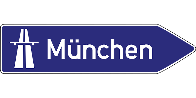 Free direction munich highway vector