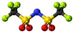 bistriflimide anion, molecule, model
