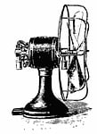vintage, fan, cooling