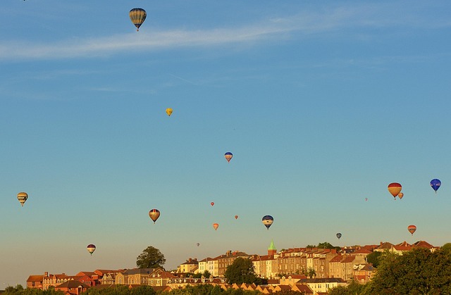 Free Hot Air Balloons Blue photo and picture