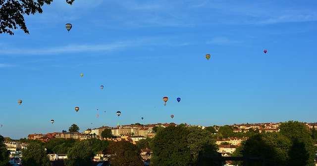 Free Hot Air Balloons Blue photo and picture