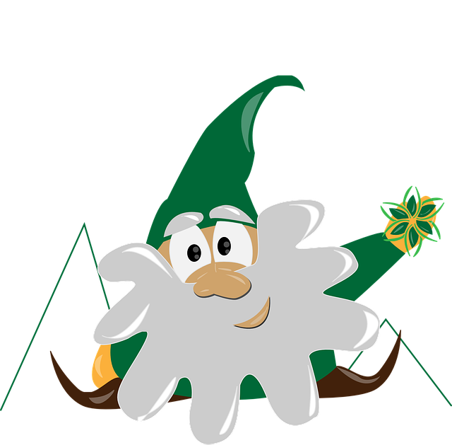 Free gnome mountain dolomites vector