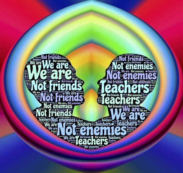 Free teachers friends enemies illustration