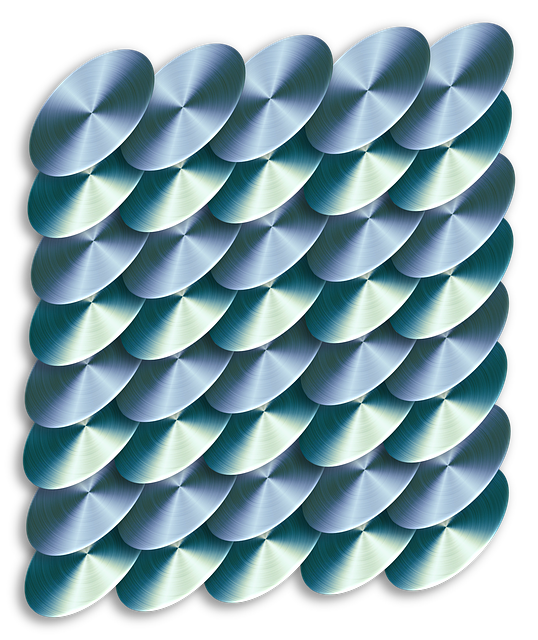 Free metallic silver blue illustration
