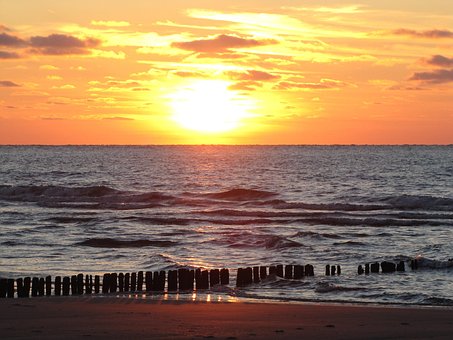 Free Sunset Beach photo and picture