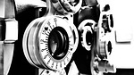 lens, optometrist, black and white
