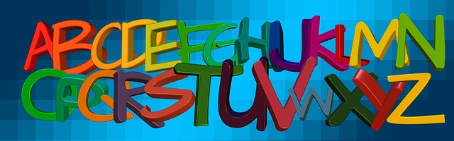 Free banner header abc illustration