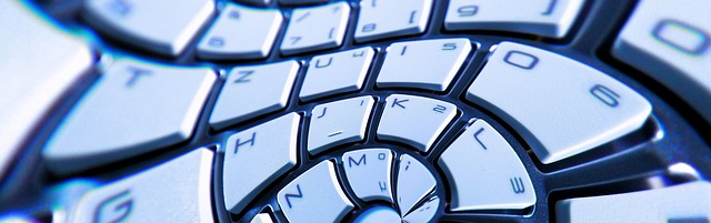 Free keyboard computer wave illustration