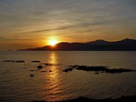 corsican, ajaccio, sunset