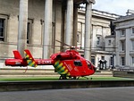 rescue helicopter, red, aircraft