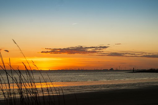 Free Elbe Sunset photo and picture