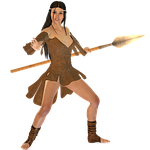 woman, warrior, tube