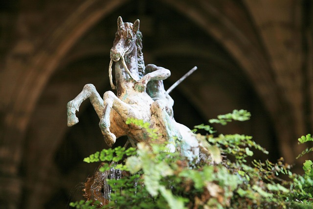 Free Equestrian Stone Figure photo and picture