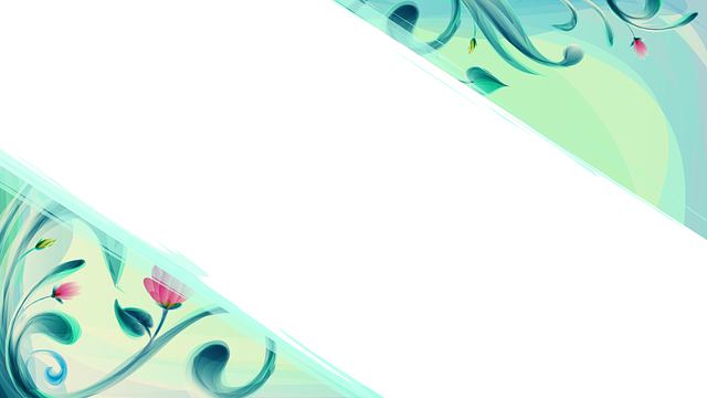 Download free HD stock image of Flower Design Free flower design corners illustration