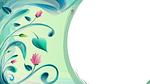 right curve background, flower design, background