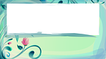 whiteout background, flower print, mid-section