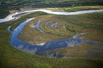 aerial, river, lakes