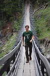 suspension bridges, bridge, one