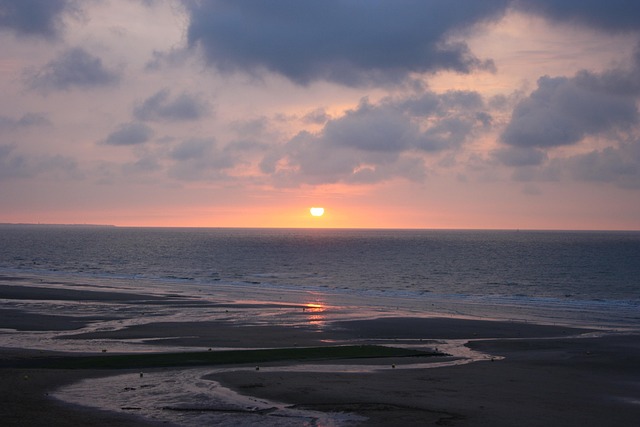 Sommerlandskab, Normandiet Strand