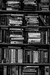 books, bookshelf, library