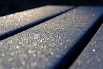 table, frozen, winter