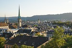 zurich, old town, churches