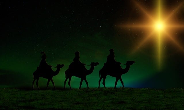 Free christmas kings christmas time illustration