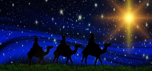 Free christmas kings christmas time illustration