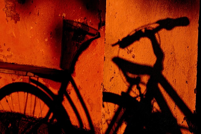 Schaduw, Fiets, Ochtend
