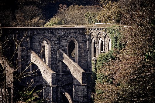 Ruine, Kathedrale, Mönch, Romantisch