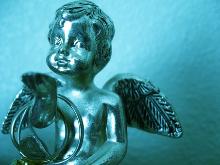Ángel, Joyas, Símbolo, Acero, Clásico