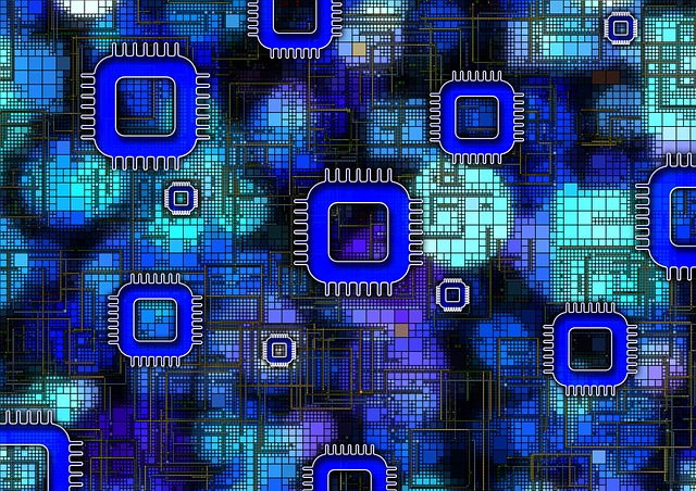 Free background bokeh square illustration
