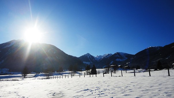 Invierno, Alpes, Nieve, Austria, Estiria