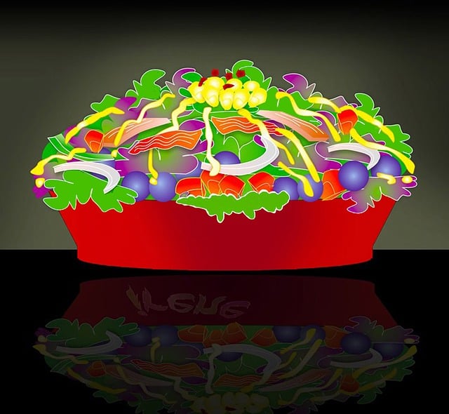 Ensalada, Verduras, Comida, Nuevo