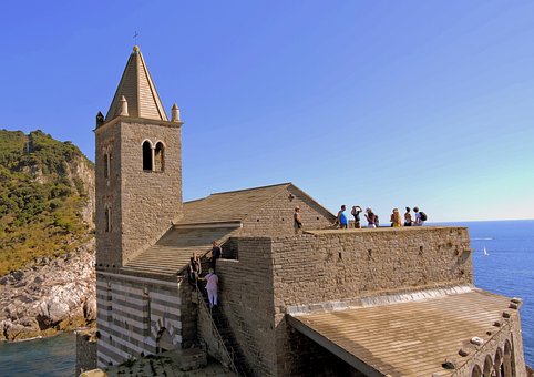 Nhà Thờ, Thánh Phêrô, Biển, Porto Venere