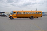 school bus, side, long