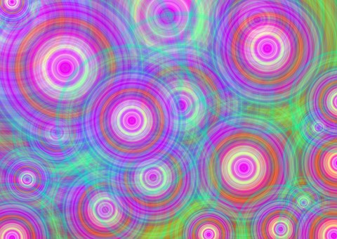 Free Circles Multicoloured illustration and picture