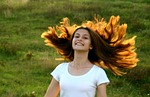 girl, portrait, long hair