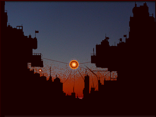 Free city graphics urban illustration