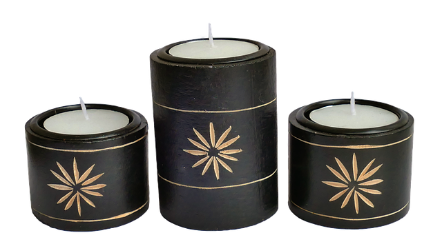Free candle holder light illustration