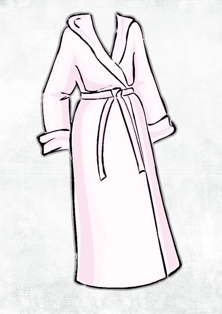 Free robe terry pajama illustration