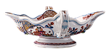 two-handled sauceboat, sauceboat, enamel