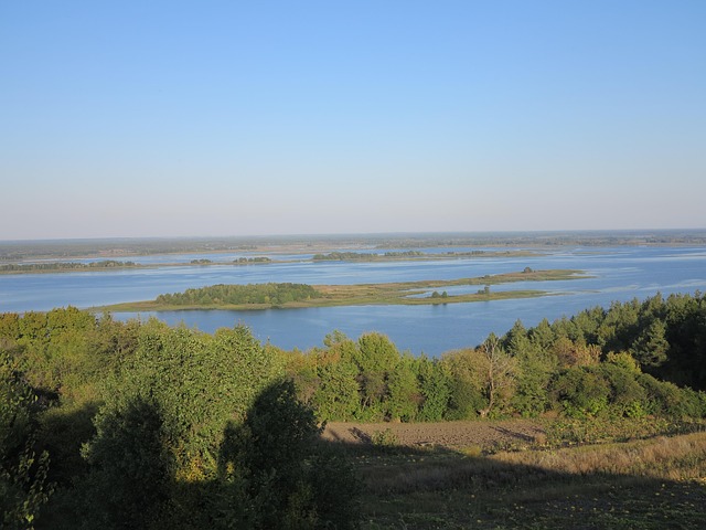 Paisaje, Río, Naturaleza, Cielo, Bosque