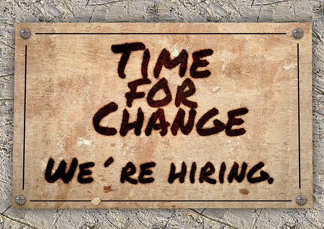 Free sign change employed illustration