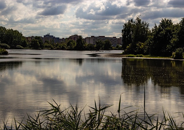 Lago, País, Agua, Céu